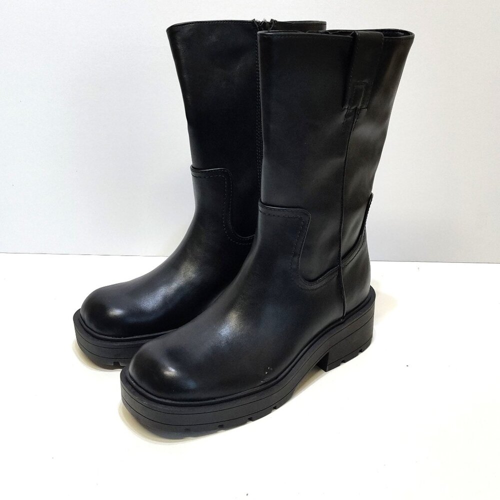No Boundaries Lug Pull On Side Zip Boot 2.2" Heel True To Size WMNS US Sz 9 NWT